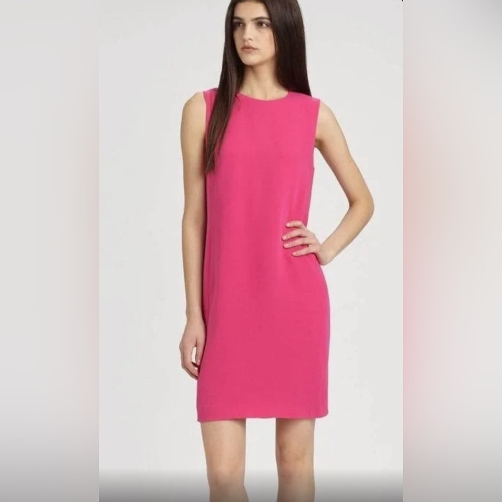 Vince Hot Pink Sleeveless Shift Dress NWOT size 4​​